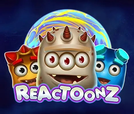 Reactoonz logo by Play’n GO Bizzo