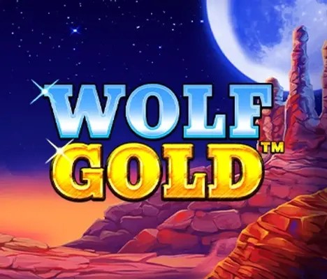 Wolf Gold slot logo by Pragmatic Play at Bizzo
